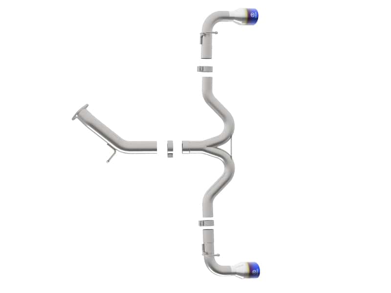 aFe — aFe Takeda 3-2.5in 304SS Axle-Back Exh Sys w/Blue Flame Tip 2018 Hyundai Elantra GT Sport I4-1.6L(t)
Axle-Back Exhaust - view 5