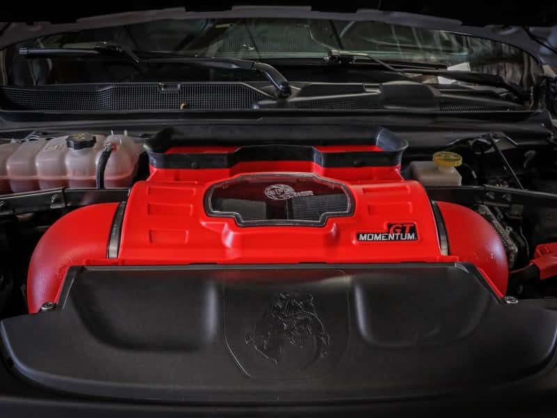 aFe — aFe 21-23 Dodge RAM 1500 TRX V8-6.2L Momentum GT Intake- Red
Momentum GT Intake - view 3