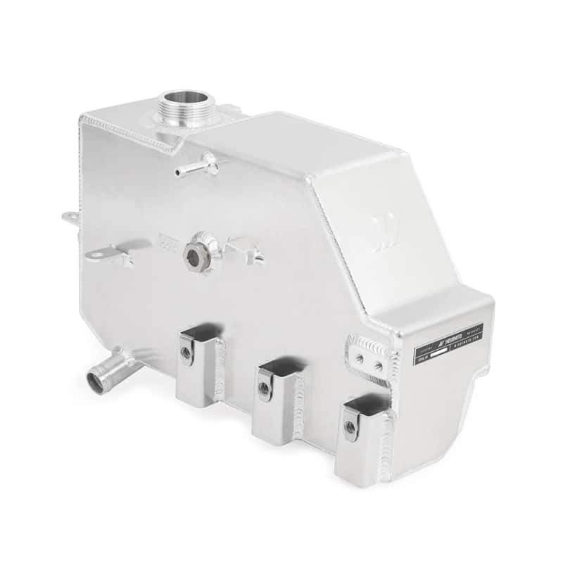 Mishimoto — Mishimoto 11-19 Ford 6.7L Powerstroke Aluminum Degas Tank - Natural
Coolant Reservoir - view 4