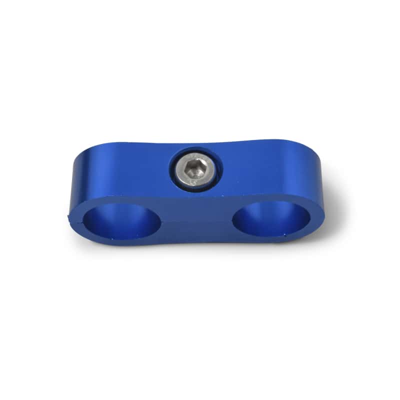 Russell — Russell Hose Separator For -12 Braided Hose Blue Anodize (2 Pack) - view 2