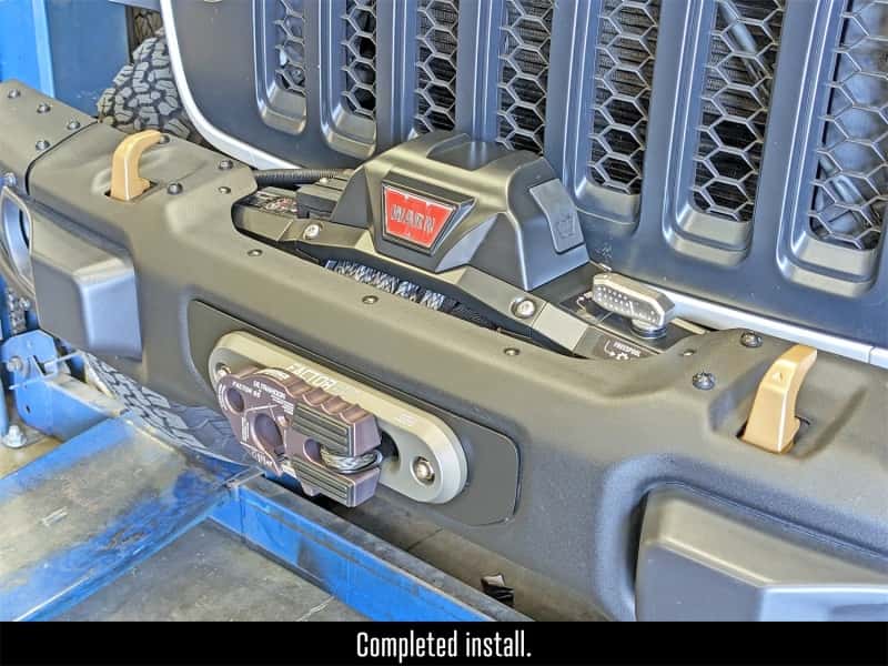 RockJock — RockJock JL/JT Winch Plate Kit Steel Bumper
Winch Mount Plate - view 3