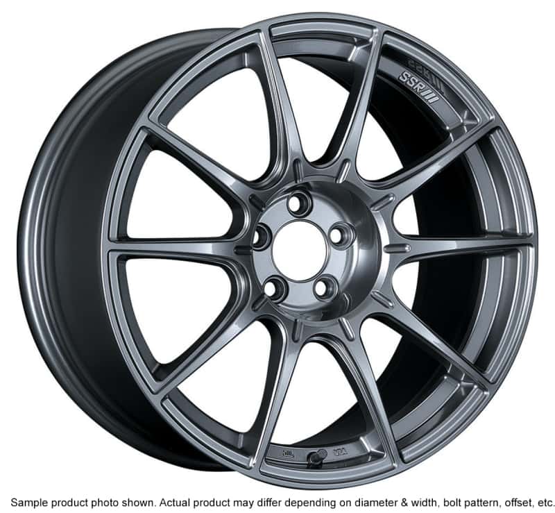 SSR — SSR GTX01 18x8.5 5x100 44mm Offset Dark Silver Wheel 02-05 WRX - view 2