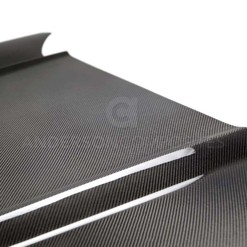 Anderson Composites — Anderson Composites 15-17 Ford Mustang (Excl. GT350/GT350R) Type-TW Double Sided Hood - view 5