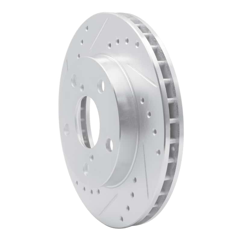 R1 Concepts — R1 91-95 Toyota MR2 Front Left Drilled & Slotted Silver Brake Rotor
R1 Brake Rotor Drill - view 2