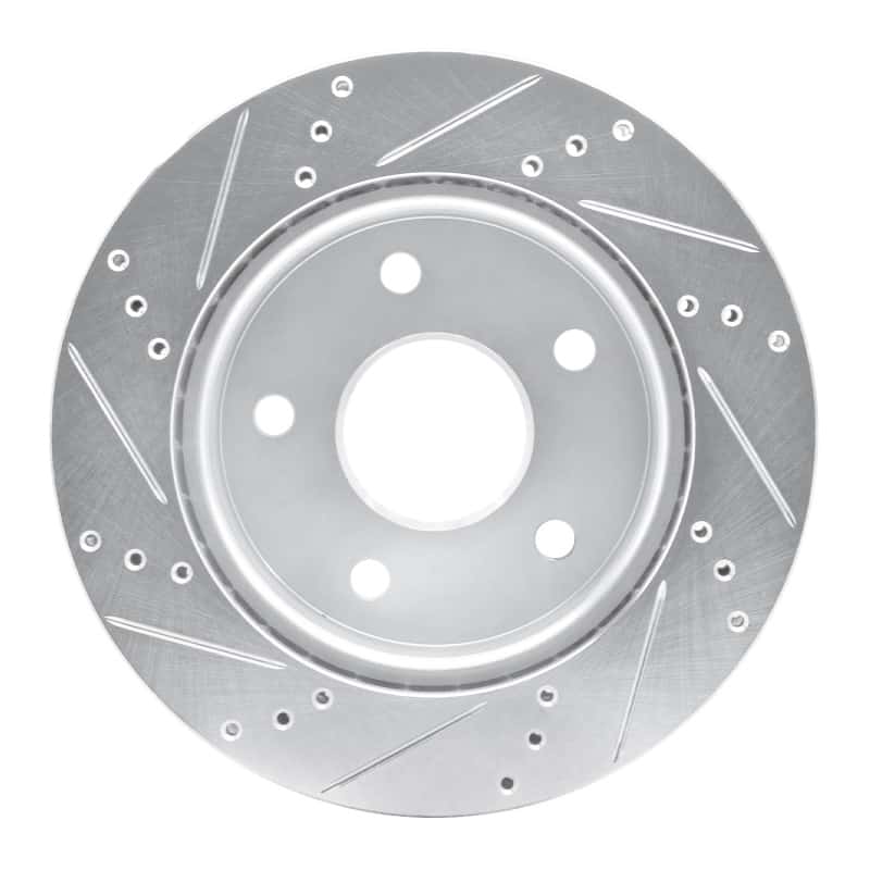 R1 Concepts — R1 05-11 Dodge Dakota 4WD Front Right Drilled & Slotted Silver Brake Rotor
R1 Brake Rotor Drill - view 5
