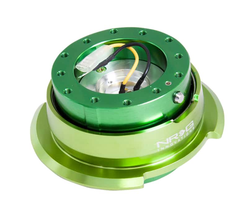 NRG — NRG Quick Release Kit Gen 2.8 - Green Body / Titanium Chrome Ring - view 2