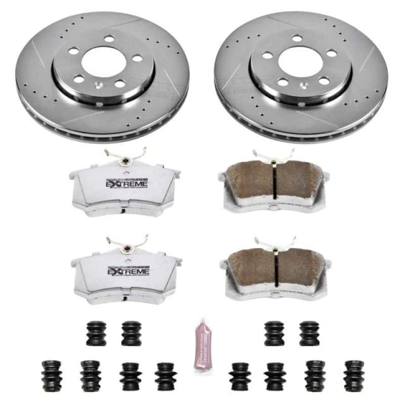 PowerStop — Power Stop 00-06 Audi TT Quattro Rear Z26 Street Warrior Brake Kit - view 1