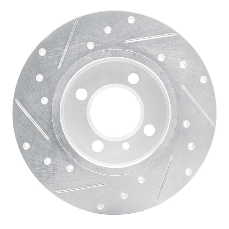 R1 Concepts — R1 84-85 BMW 318I Front Right Drilled & Slotted Silver Brake Rotor
R1 Brake Rotor Drill - view 5