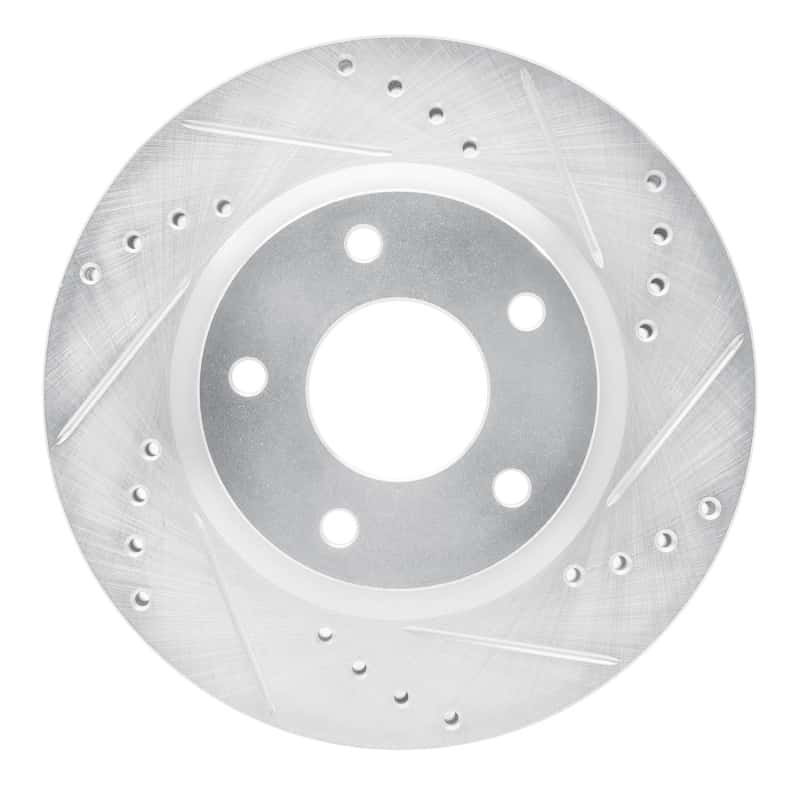 R1 Concepts — R1 13-19 Nissan SENTRA Front Right Drilled & Slotted Silver Brake Rotor
R1 Brake Rotor Drill - view 1