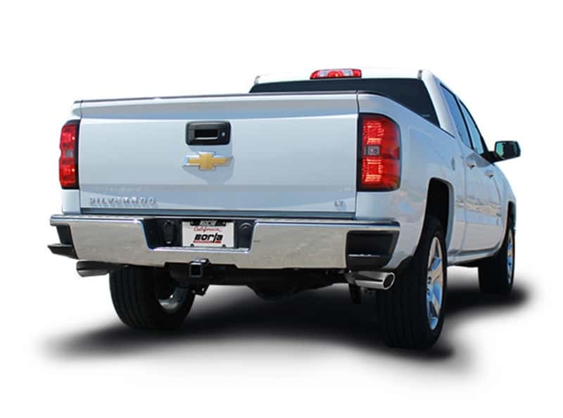 Borla — Borla 14 Silv/Sierra C/B Exh Touring 1500 5.3L V8 AT/MT 2&4WD Ext Cab (78.7) Crew Cab(69.3) 143.5 WB
Cat-Back System
ExhstSysKt - view 6