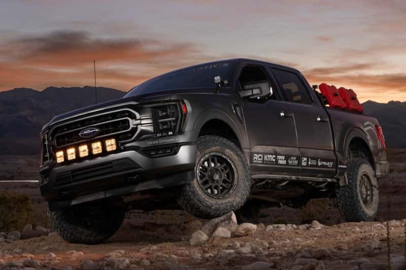 Diode Dynamics — Diode Dynamics 21-22 Ford F-150 SS5 Grille CrossLink Lightbar Kit- Yellow Pro Combo - view 6