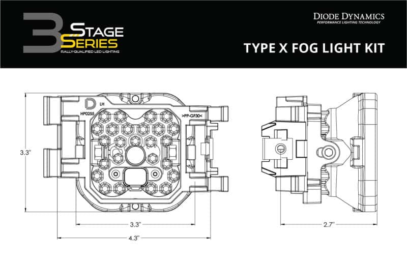 Diode Dynamics — Diode Dynamics SS3 Sport Type X Kit ABL - White SAE Fog - view 9