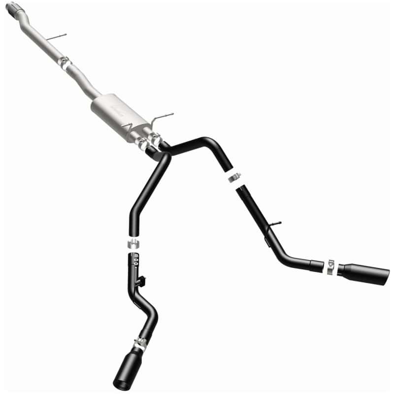 Magnaflow — MagnaFlow SYS Cat-Back 3.5in Black Dual Split Rear Tips 14-15 Chevy Silverado/GMC Sierra 4.3L-5.3L
Cat-Back - view 1
