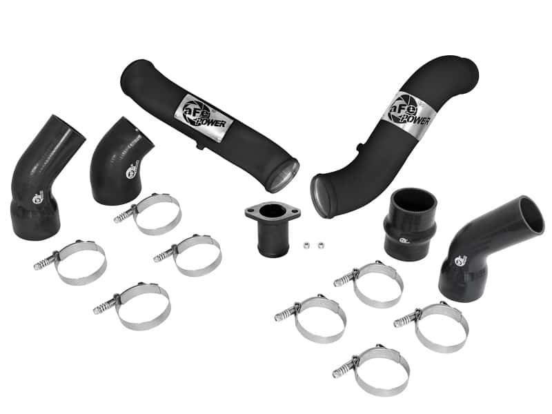 aFe — aFe Bladerunner 3in Intercooler Hot and Cold Side Tubes 16-17 Nissan Titan XD V8 5.0L (td)
Charge Pipe Kit - view 7
