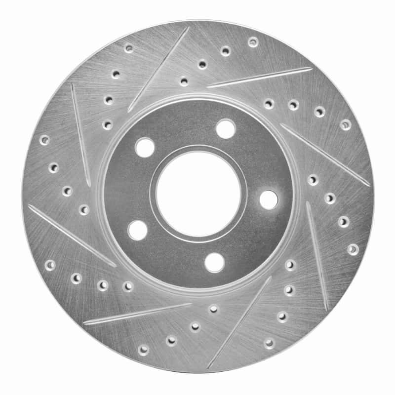 R1 Concepts — R1 10-13 Ford Transit CONNECT Front Left Drilled & Slotted Silver Brake Rotor
R1 Brake Rotor Drill - view 1