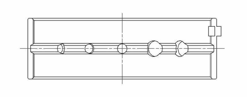 ACL — ACL Nissan SR20DE/DET GTiR Standard Size High Performance Main Bearing Set - 5 oil holes in upper
5 oil holes in upper - view 4