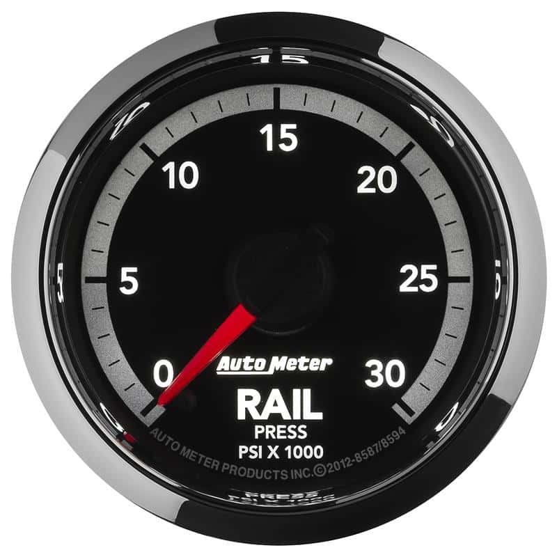 AutoMeter — Autometer Factory Match Dodge 6.7L 4th Gen Fuel Rail Pressure Gauge 2-1/16in FSE
2-1/16" RAIL PRESS, - view 4