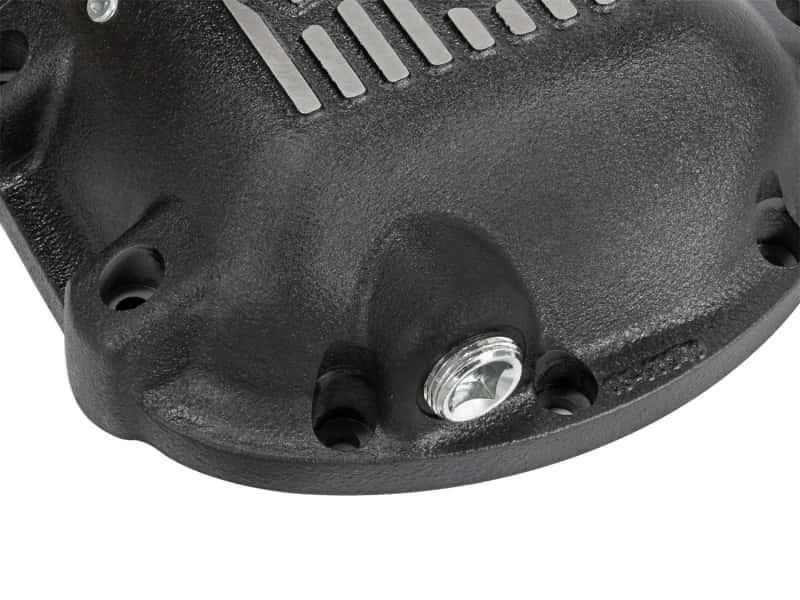 aFe — aFe Power Differential Cover Machined Fins 97-15 Jeep Dana 30 w/ 75W-90 Gear Oil 2 QT
Differential Cover - view 3