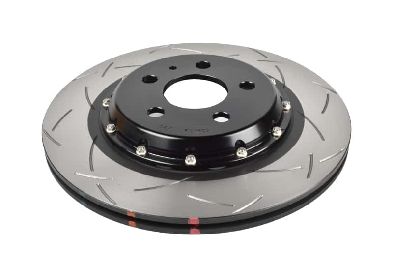 DBA — DBA 17-23 Tesla Model 3 Rear 5000 Series 2-Piece Slotted Rotor w/Black Hat
Brake Rotor - view 1