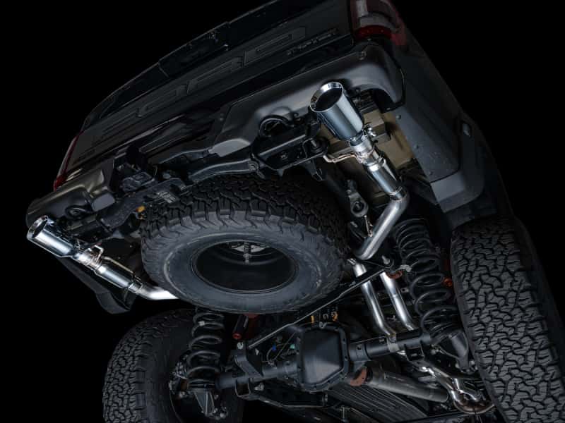 AWE Tuning — AWE Gen 3 Raptor SwitchPath Exhaust  - Chrome Silver Tips
SwitchPath Exhaust - view 4