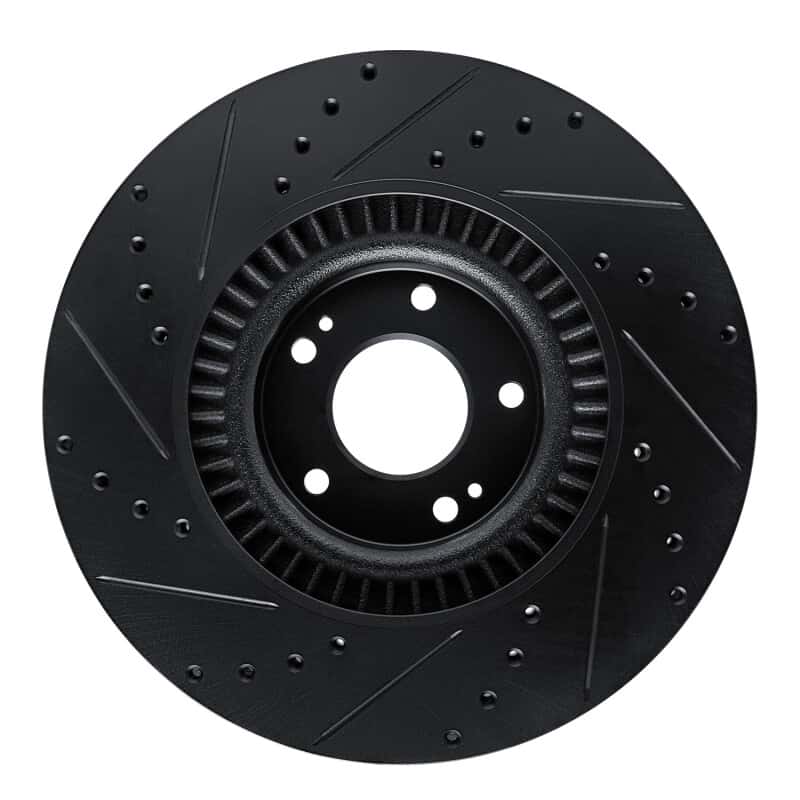R1 Concepts — R1 20-25 Hyundai Palisade Front Right Drilled & Slotted Black Brake Rotor
R1 Brake Rotor Drill - view 5
