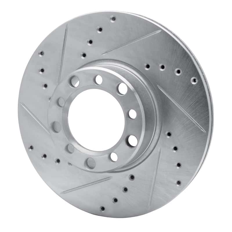 R1 Concepts — R1 72-80 Mercedes-Benz 450SE Front Left Drilled & Slotted Silver Brake Rotor
R1 Brake Rotor Drill - view 2