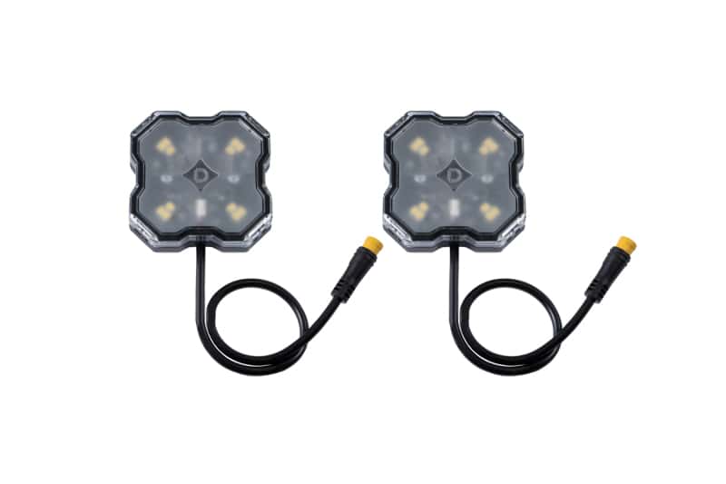 Diode Dynamics — Diode Dynamics Stage Series Single Color LED Rock Light - Amber M8 (2-pack) - view 7