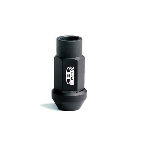 BLOX Racing — BLOX Racing Street Series Forged Lug Nuts - Flat Black 12 x 1.5mm - Single piece - view 1