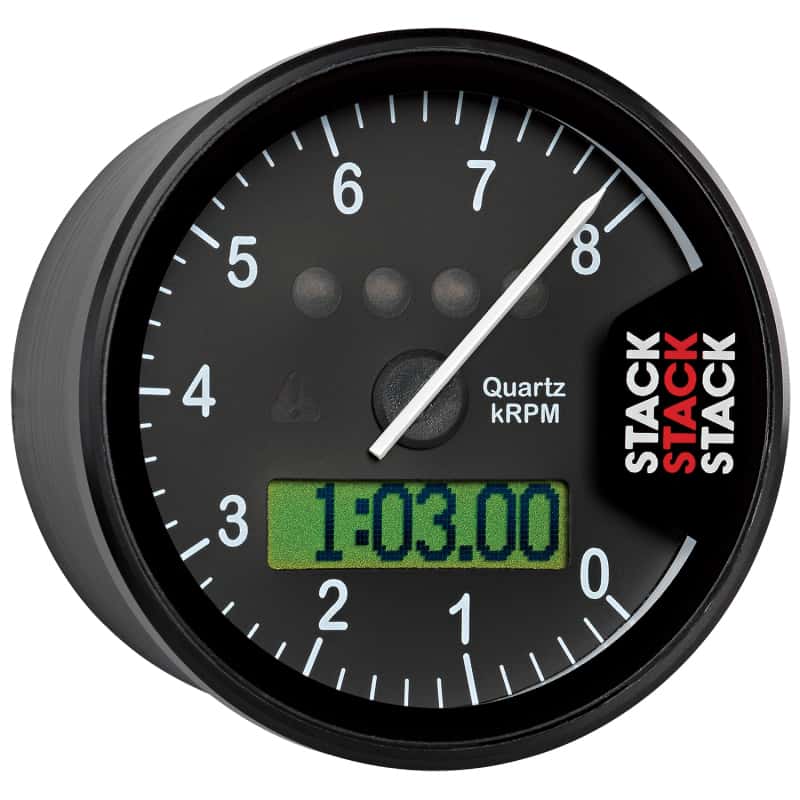AutoMeter — Autometer Stack Display Tachometer 0-8K RPM - Black
Disp Tach Blk 8kRPM - view 7
