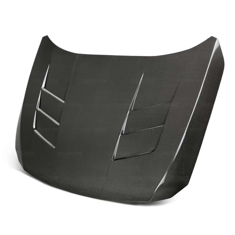 Seibon — Seibon 18-20 Honda Accord TS-Style Carbon Fiber Hood - view 2