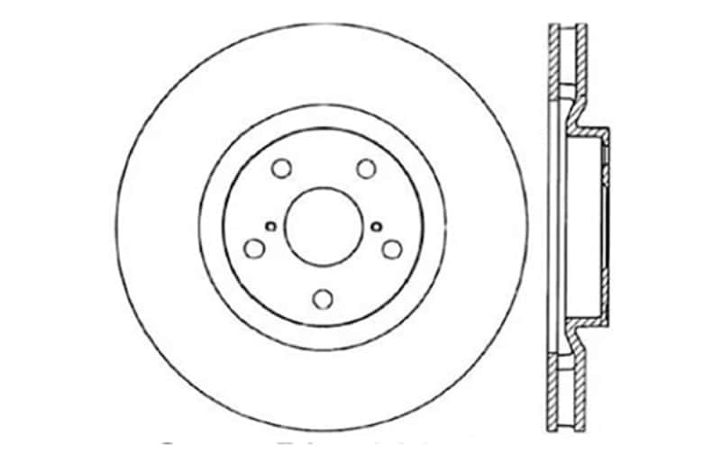 Stoptech — StopTech 5/93-98 Toyota Supra Turbo Right Front Slotted & Drilled Rotor
Disc Brake Rotor
Slot/Drill Rotor - view 7