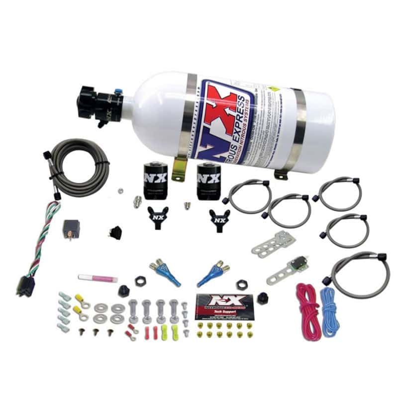 Nitrous Express — Nitrous Express Dual Nozzle Sport Compact Nitrous Kit (35-50-75HP) w/10lb Bottle
Injection System Kit
N2OSys - view 1