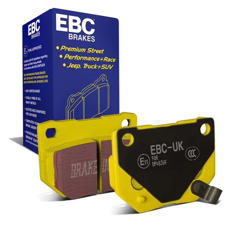 EBC — EBC 89-95 Nissan Skyline (R32) 2.6 Twin Turbo GT-R Yellowstuff Rear Brake Pads
Disc Brake Pad - view 1