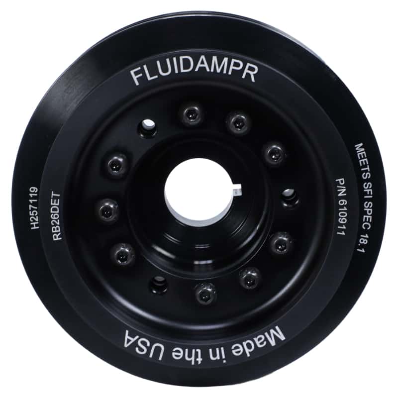Fluidampr — Fluidampr Nissan RB26DET Phase-2 BCNR33 GT-R / BNR-34 GT-R Steel Internally Balanced Damper
Harmonic Balancer - view 10