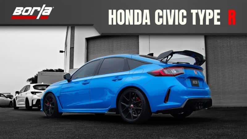 Borla — Borla 2023 Honda Civic Type R MT ATAK Catback Exhaust w/ 4in Ceramic Black Tips
Cat-Back System - view 2