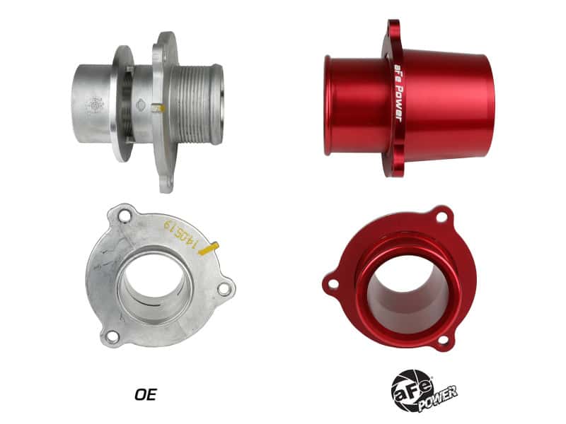 aFe — aFe BladeRunner 15-20 VW GTI Turbo Muffler Delete for OE Charge Pipe - Red
Turbo Inlet Pipe - view 6