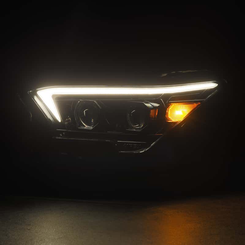 AlphaRex — AlphaRex 23-24 Toyota Tacoma LUXX-Series LED Proj Headlights Alpha Blk w/Actv Light & Seq. Sig + DRL
Projector Headlights - view 3