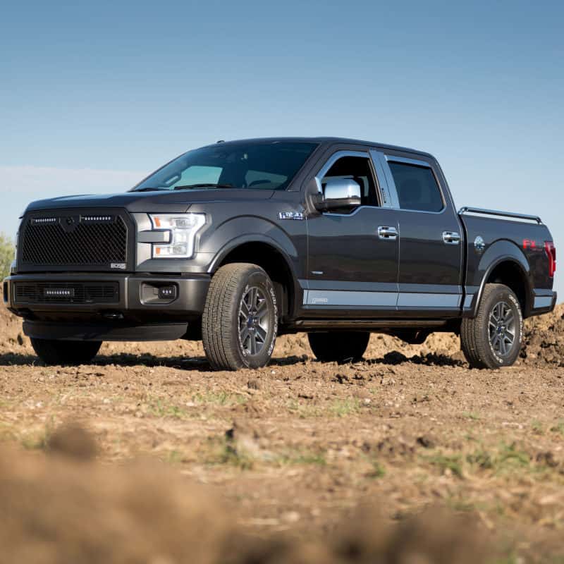 Putco — Putco 2021 Ford F-150 Super Crew 5.5ft Short Box Ford Licensed SS Rocker Panels (4.25in Tall 12pc)
Rocker Panel Molding - view 2