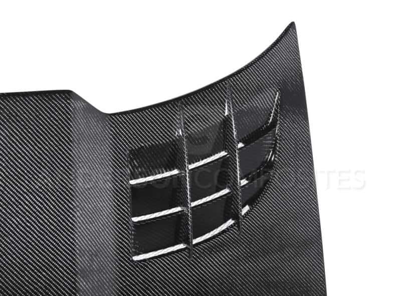Anderson Composites — Anderson Composites 10-13 Chevy Camaro TTII-Style Carbon Fiber Hood - view 4