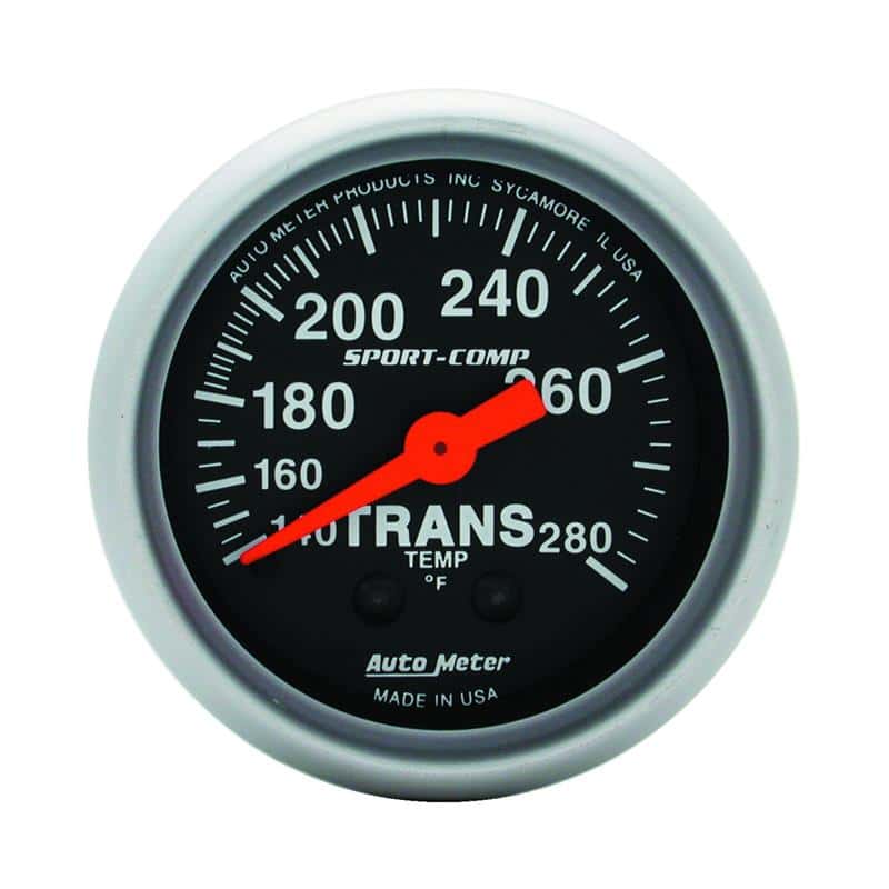 AutoMeter — Autometer Sport Comp 140-280F Trans Temp Gauge
2" TRANS TEMP, 140-2 - view 2