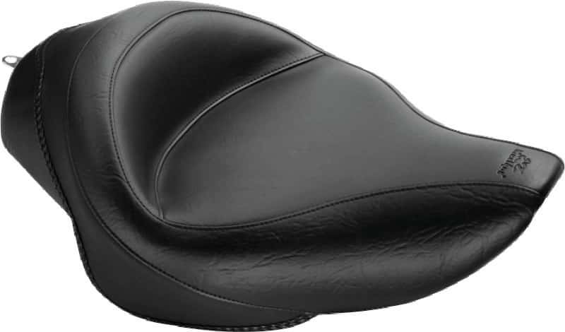 Mustang Motorcycle — Mustang 04-21 Harley Sportster 3.3 GAL Wide Touring Solo Seat - Black - view 1