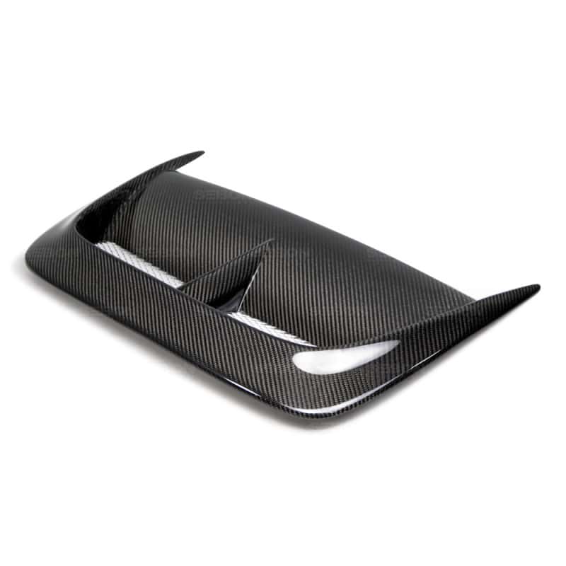 Seibon — Seibon 04-05 Subaru WRX/STi CW Carbon Fiber Hood Scoop - Only Fits OEM Hoods (Not Seibon Hoods) - view 4