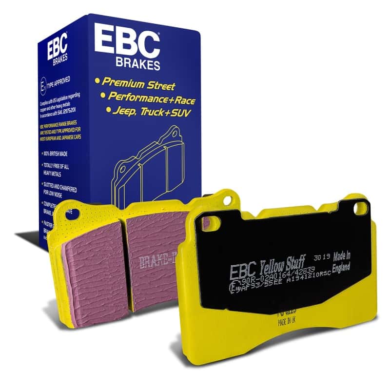 EBC — EBC 04-08 Acura TL 3.2 (Manual)(Brembo) Yellowstuff Front Brake Pads
EBC 17-21 Honda Civic Type-R (FK8) Yellowstuff Front Brake Pads
Disc Brake Pad - view 1
