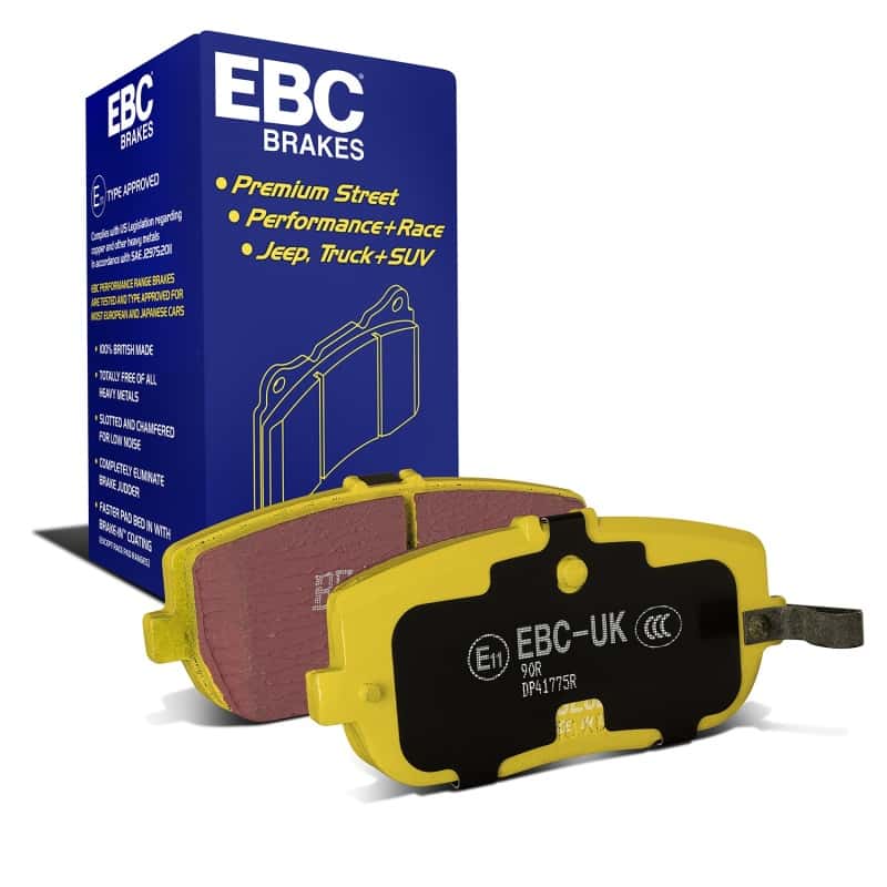 EBC — EBC 06-15 Mazda Miata MX5 2.0 Yellowstuff Rear Brake Pads
Disc Brake Pad - view 2