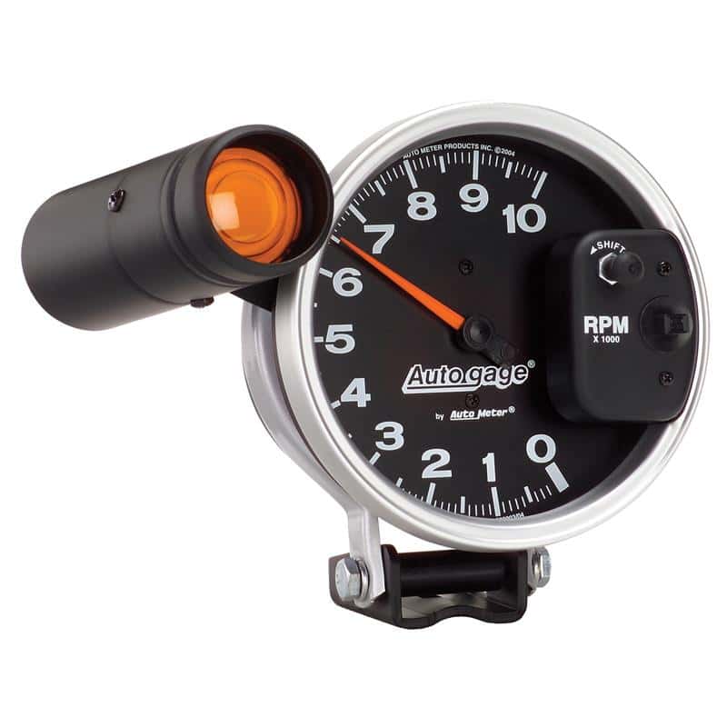 AutoMeter — Autometer 5 inch 10,000 RPM Monster Shift Lite Pedestal Tachometer
5" TACH 10KRPM SL AG - view 4