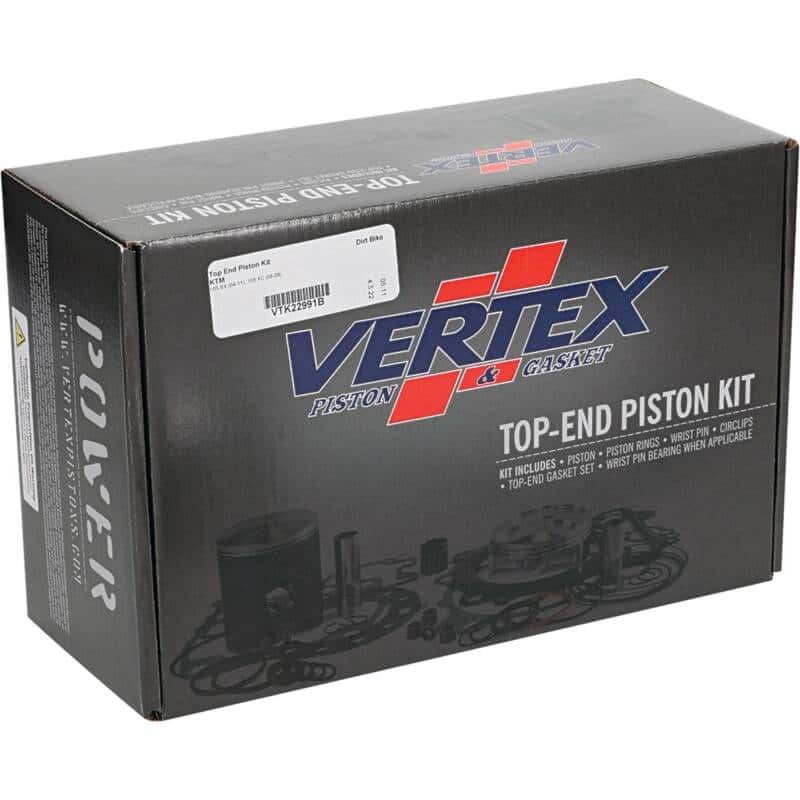 Vertex Pistons — Vertex Piston 04-11 KTM 105 SX 105cc Top End Piston Kit - view 2