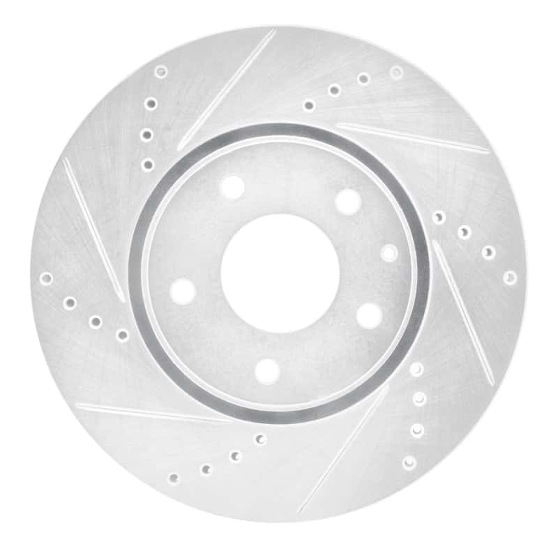 R1 Concepts — R1 16-25 Mazda CX-5 Front Left Drilled & Slotted Silver Brake Rotor
R1 Brake Rotor Drill - view 1