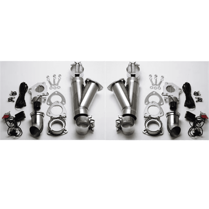 Granatelli Motor Sports — Granatelli 3.0in Stainless Steel Electronic Dual Exhaust Cutout w/Slip Fit & Band Clamp
Exhaust Cut-Out - view 1