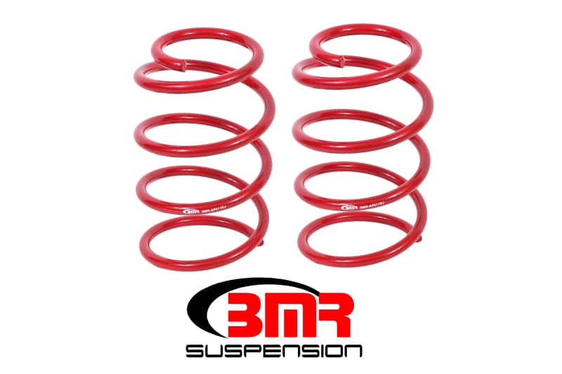 BMR Suspension — BMR 05-14 S197 Mustang GT Front Performance Version Lowering Springs - Red
Lowering Springs - view 1