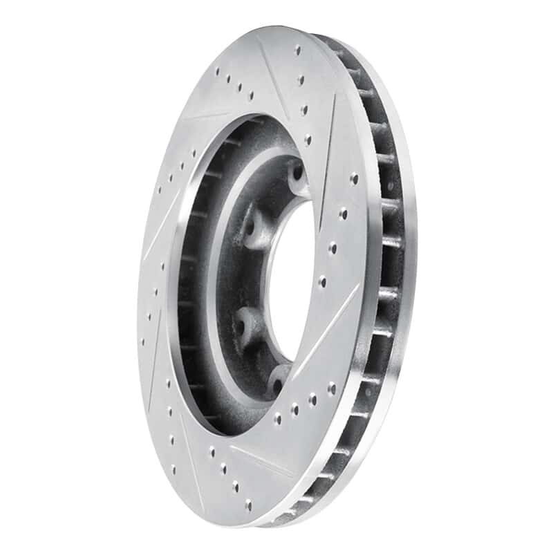 R1 Concepts — R1 93-97 Lexus LX450 Front Left Drilled & Slotted Silver Brake Rotor
R1 Brake Rotor Drill - view 4